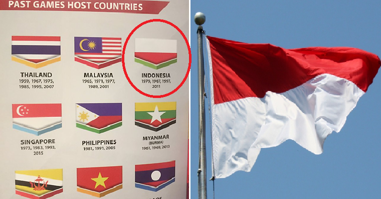 Malaysia Apologises for Printing Indonesian Flag Upside Down in SEA Games Booklet - World Of Buzz 4