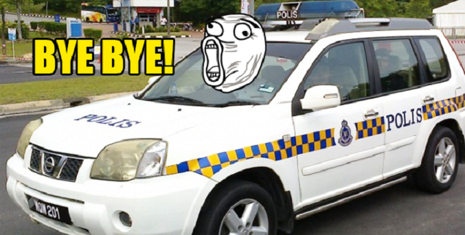 Malaysia Police Mpv Drove Away By Suspect Who Was Put Behind The Car World Of Buzz 5