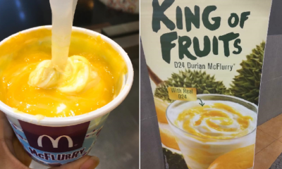 Malaysians Can Get D24 Durian Mcflurry At Mcd Starting From August 24! - World Of Buzz