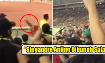 M'Sian Supporters Criticised For Chanting 'Singapore Anjing' After Winning The Football Match - World Of Buzz
