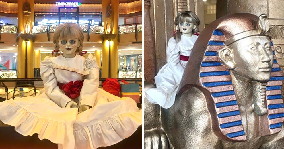 Netizens Freak Out After Seeing Annabelle Hanging Around In Sunway Pyramid - World Of Buzz