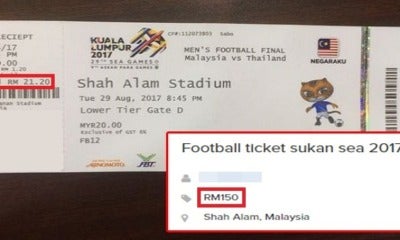 People Are Now Reselling The Sea Games Football Finals Tickets Online At Ridiculous Prices - World Of Buzz 5