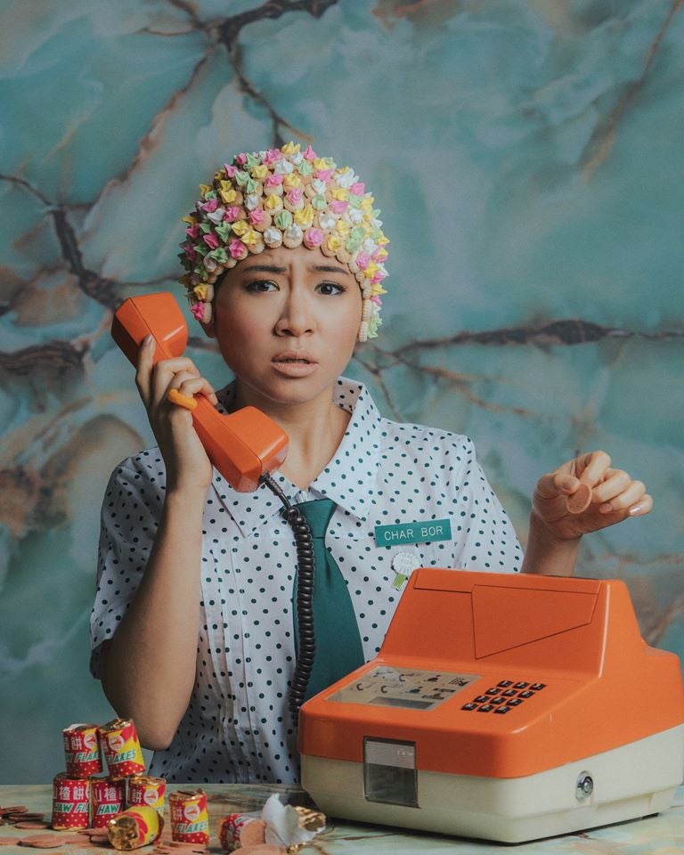 Photographer Recreates Childhood Memories Using Retro Snacks as Headdresses - World Of Buzz 3