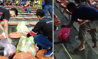 Pictures Of Malaysian And Myanmar Fans Cleaning Up Stadium Goes Viral - World Of Buzz 3