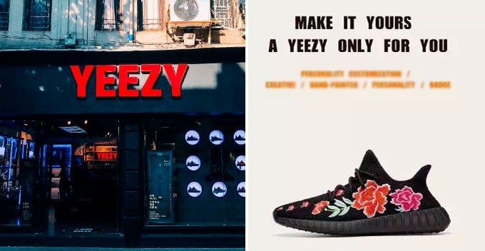 This Fake Yeezy Shop In China Lets You Customise Your Own Shoes! - World Of Buzz