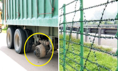 Unfortunate Couple Dies After Hit By Flying Lorry Tyres And Slams Into Fence - World Of Buzz
