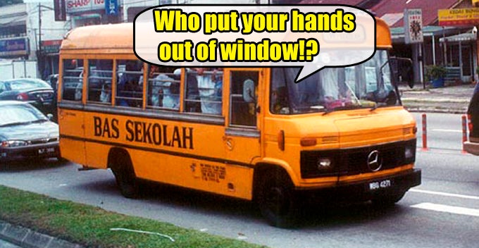 12 Things Only Malaysians Who Have Taken 'Bas Sekolah' Before Will Understand - WORLD OF BUZZ