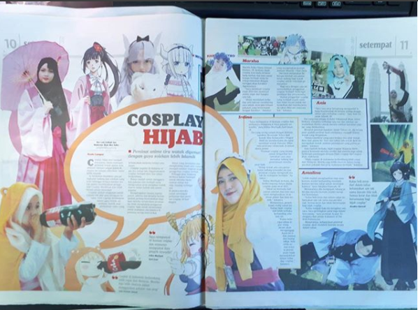 Malaysian Cosplayer Wows Netizens by Getting Creative with Her Headscarves - WORLD OF BUZZ 9