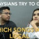Malaysians Try To Guess Which Songs Are Local - World Of Buzz