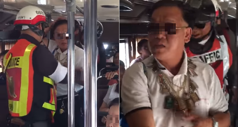 Man Kicked Out Of Bangkok Bus By Police For Showing Porn To Other Passengers - World Of Buzz 3