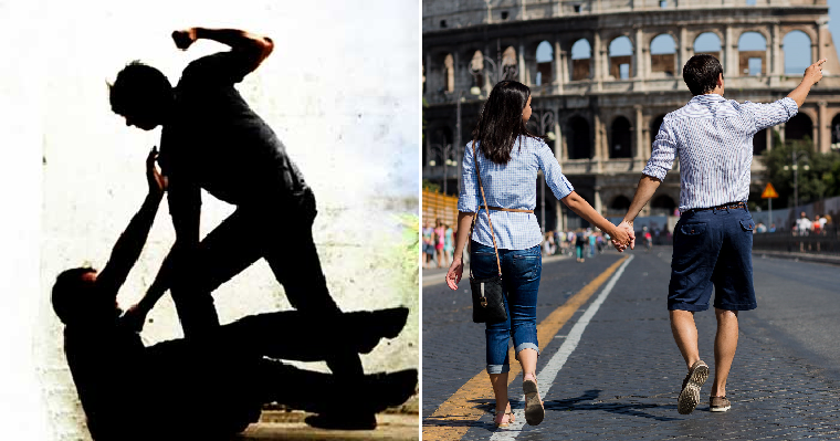 M'Sian Man Assaults Couple For Kissing In Front Of Rome Mosque - World Of Buzz 3