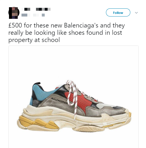 balenciaga ugly sneakers price