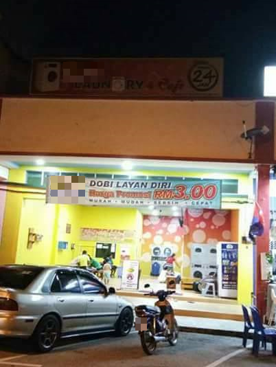 Netizens Don't Know What to Think of Muslim Only Self-Service Laundry in Muar - WORLD OF BUZZ