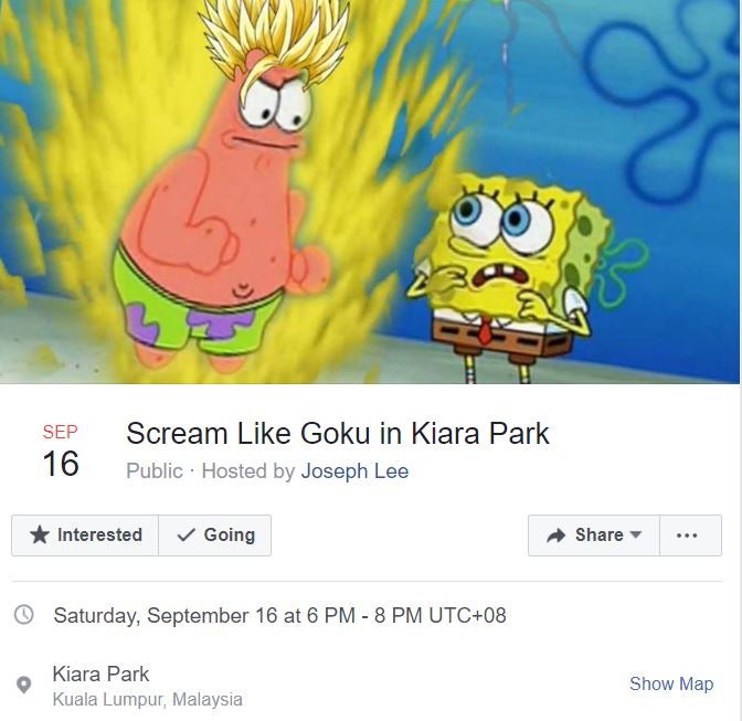 Someone Did It. There's a 'Scream Like Goku' Event Happening in KL - World Of Buzz 1