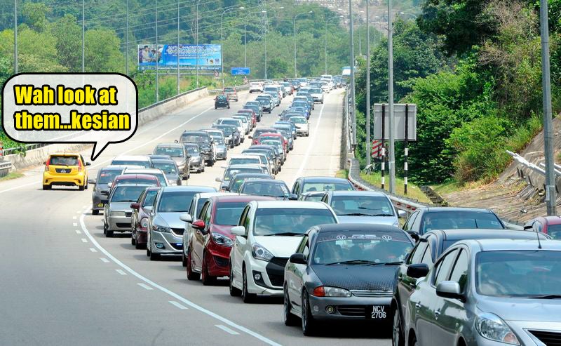 These 18 Moments Perfectly Sum Up the Long Weekend Traffic Jam in Malaysia - World Of Buzz