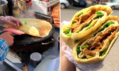 This Street Food Vendor Earns At Least Rm63,000 Per Month From Selling 'Jianbing' - World Of Buzz