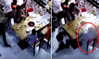 Viral Video Shows Poor Child Getting Scalded By Hotpot Soup Spilled By Careless Waiter - World Of Buzz 3