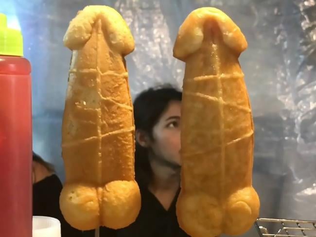Waffle D*cks on Sticks are The New Craze in Bangkok, But Some People Hate It - WORLD OF BUZZ 2