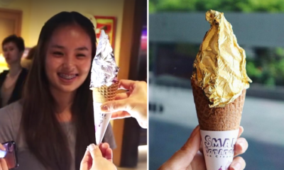You Can Now Get Ice Cream Layered With 24 Carat Gold Leaf In Singapore! - World Of Buzz