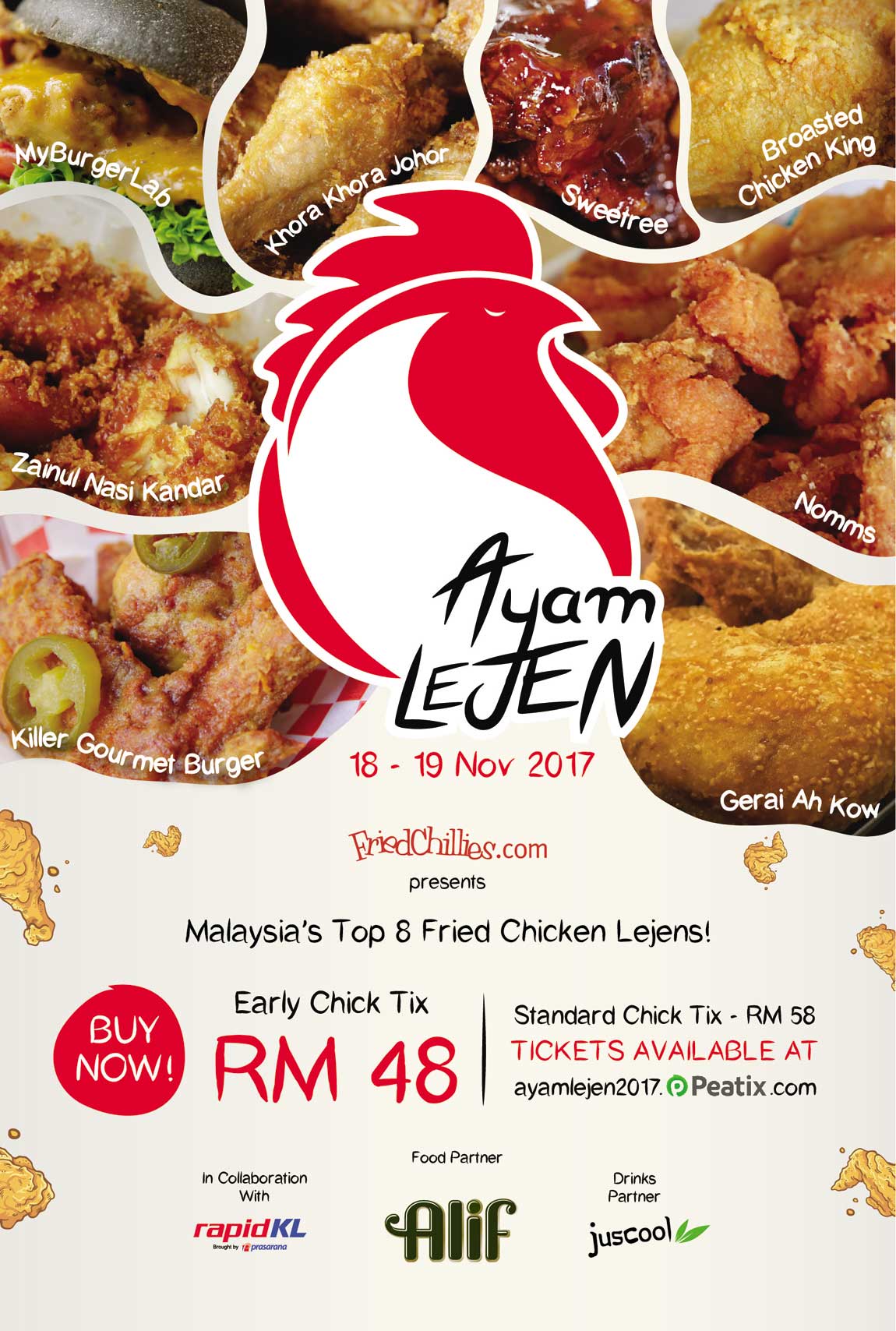 Calling All Fried Chicken Lovers! The 1st Fried Chicken Festival Is Coming To KL This November - WORLD OF BUZZ