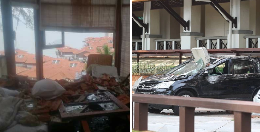 Explosion Causes Port Dickson Hotel Roof To Collapse And Injure Couple - World Of Buzz 8