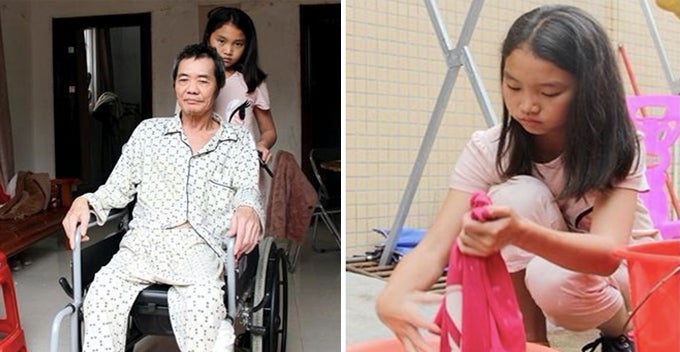 filial daughter turns away biological parents to care for paralysed adoptive father world of buzz