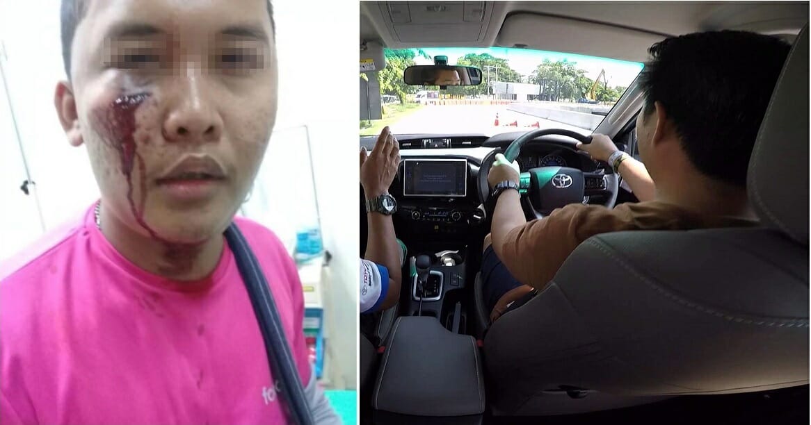 Foodpanda Rider Kicked Off His Bike and Punched in the Face by Angry Road Bully - WORLD OF BUZZ 4