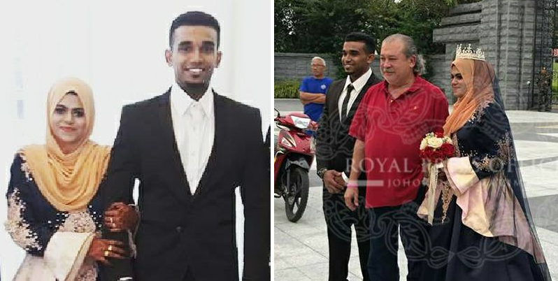 Johor Sultan Comes Out Of Palace Just To Take Pictures With Newlywed Couple - World Of Buzz 6