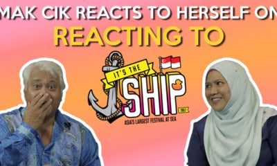 Mak Cik Reacts To Herself On &Quot;Reacting To It'S The Ship&Quot; - World Of Buzz