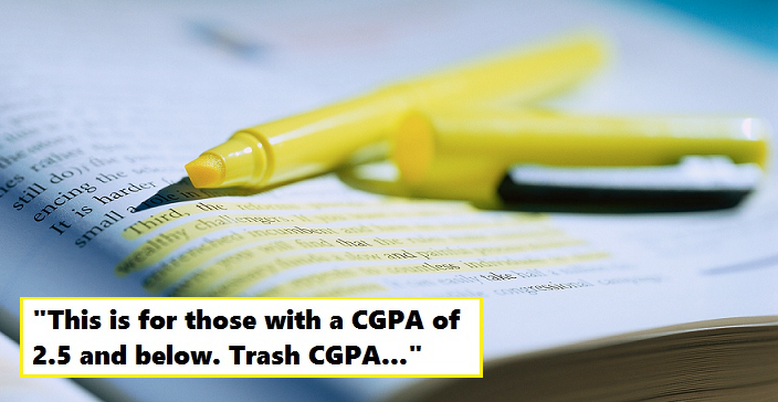 Malaysian Reminds Uni Students That Scoring A High Cgpa Is Not Everything World Of Buzz