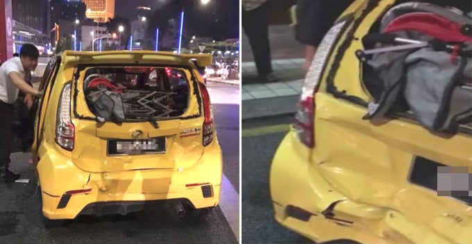 M'Sian Lady Denied Of Claiming Insurance After Being Rear-Ended By Ambulance, Police Say Otherwise - World Of Buzz