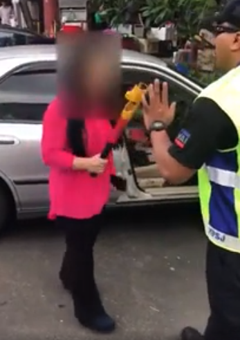 Steering Lock Lady Threatening Mpsj Officer Jailed After Biting Police In Court - World Of Buzz