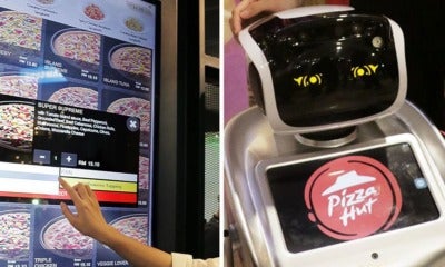 Sunway Pyramid'S Pizza Hut Branch Now Has Digital Takeaway Kiosks And Robot Waiters! - World Of Buzz 9