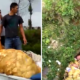 Two Men Caught Dumping Trash Into River, Made To Clean Up River As Punishment - World Of Buzz