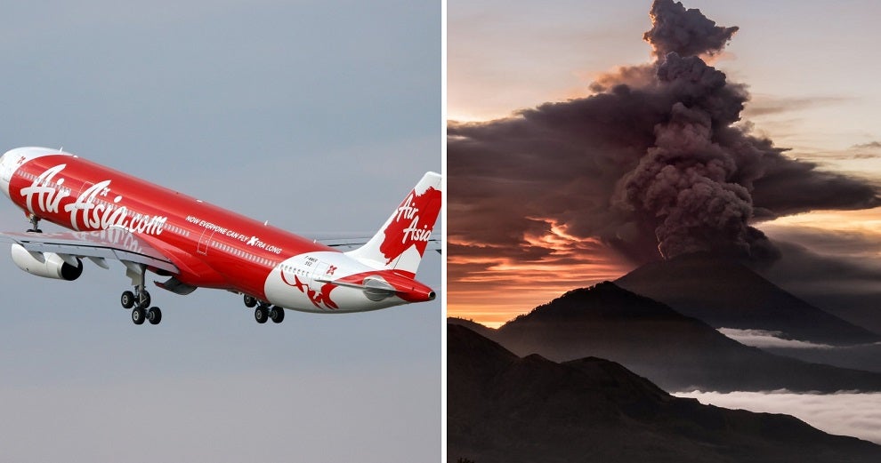 AirAsia and MAS Cancel Flights to Bali After 'Red Alert' Issued for Mount Agung Eruption - WORLD OF BUZZ 3