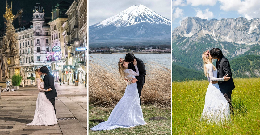 malaysian daredevil travels to 15 countries to take his own wedding photos world of buzz 4