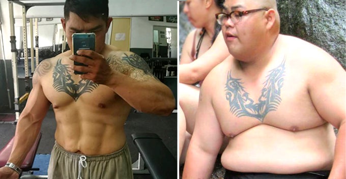 M'sian Man Shares His Incredible Transformation Pictures on FB, Netizens Amazed - WORLD OF BUZZ