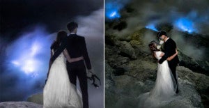 M'sian Photographer Shot These Amazing Wedding Photos at Volcano, Check em Out! - WORLD OF BUZZ