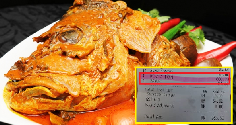 M'sian Shocked At Being Charged RM600 for Fish Head Curry in Famous Mamak Chain - WORLD OF BUZZ 4