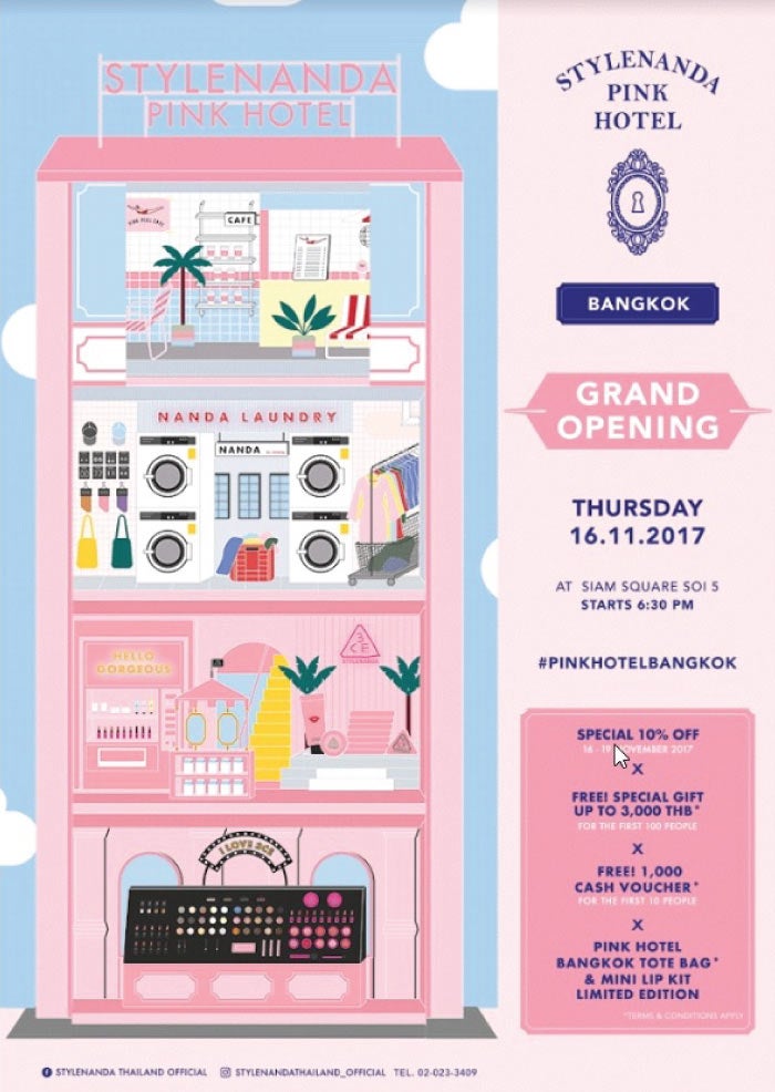 M'sians Can Shop Until They Drop At Stylenanda's New 'Pink Hotel' In Bangkok This November! - World Of Buzz