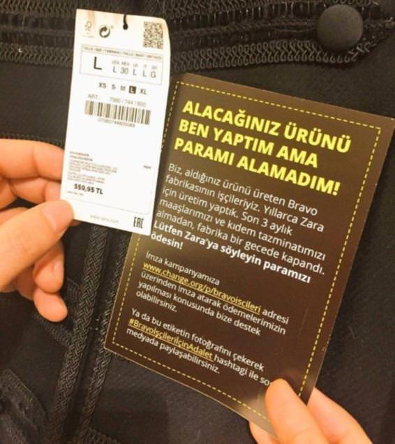 Unpaid Zara Workers Cry for Help by Slipping Secret Messages in Clothes' Pockets - WORLD OF BUZZ 1