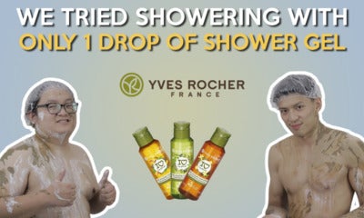 We Tried Showering With Only 1 Drop Of Yves Rocher Shower Gel - World Of Buzz