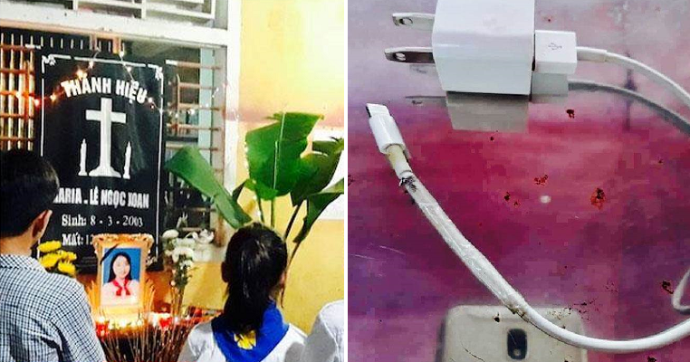 Young Girl Sleeps While Charging Phone on Bed, Gets Electrocuted to Death - WORLD OF BUZZ