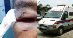 Ambulance Driver and Nurse Get Beaten Up After Asking Mat Rempitto Give Way - WORLD OF BUZZ