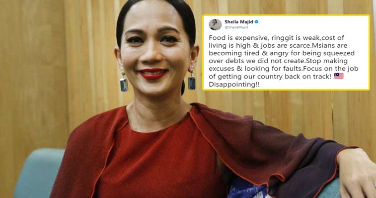 Dato' Sheila Majid Sparks Debate Among M'Sians After Pointing Out Rising Cost Of Living - World Of Buzz 10