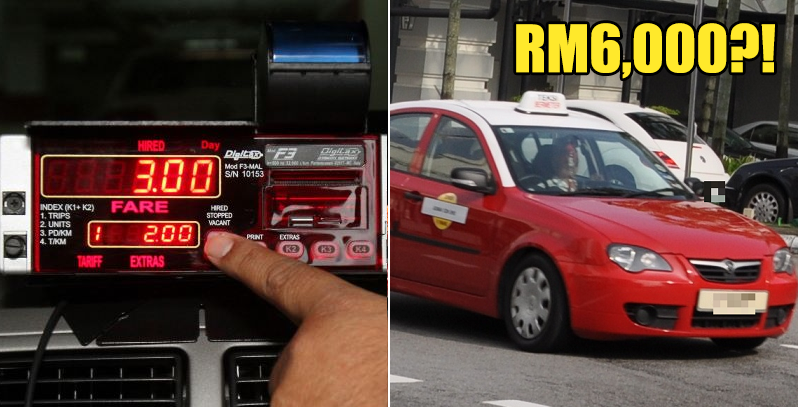 Dishonest Taxi Driver Threatens Passenger with Knife to Pay RM6,000 for 7KM Ride - WORLD OF BUZZ 4