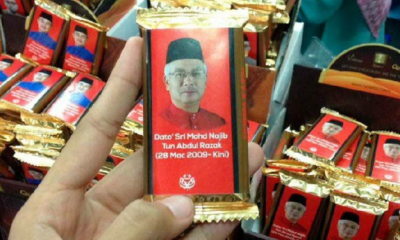 These Rm3 Chocolates With Pm Najib'S Face Are So Popular They Sold Out In Days! - World Of Buzz