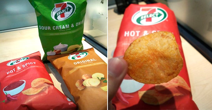 7 eleven launches their own potato chips and we tried all 3 flavours world of buzz