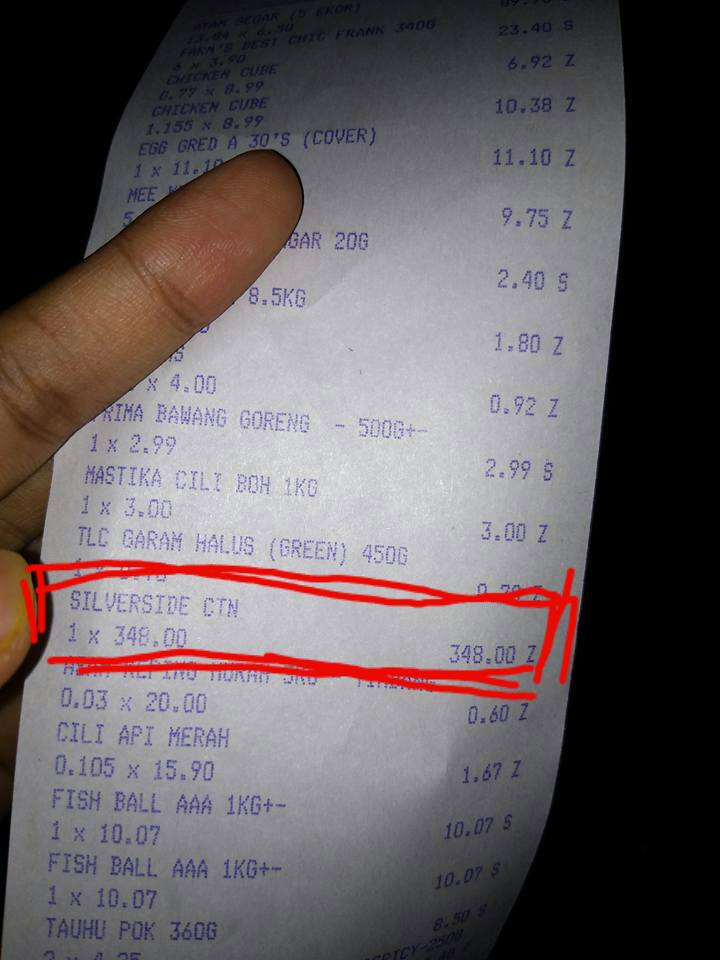 M'sian Wrongly Charged RM348 for Ikan Bilis Warns Others to Check Receipts - WORLD OF BUZZ