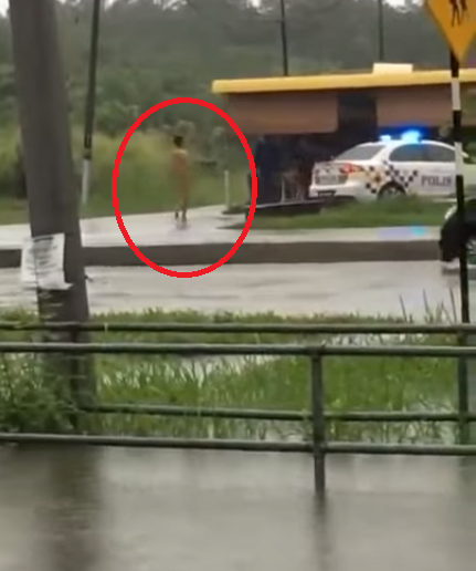 Naked Man Casually Riding Motorcycle In Teluk Intan Detained By Police - World Of Buzz 2